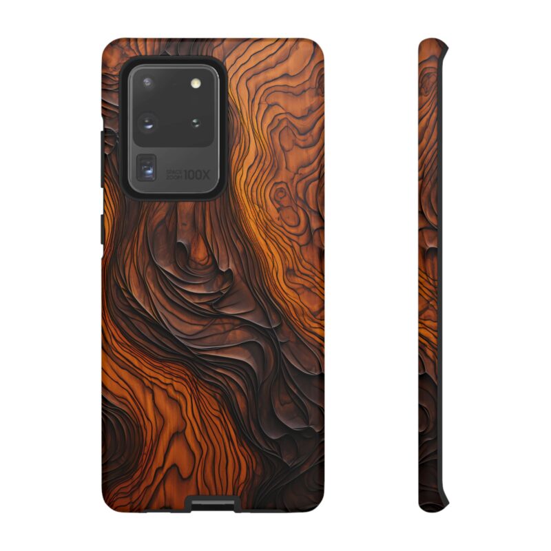 Topo Wood Phone Case