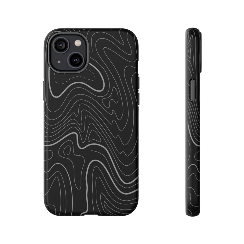 Dark Topo Phone Case