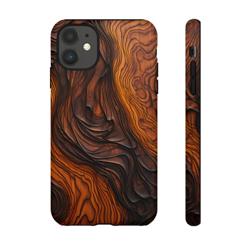 Topo Wood Phone Case
