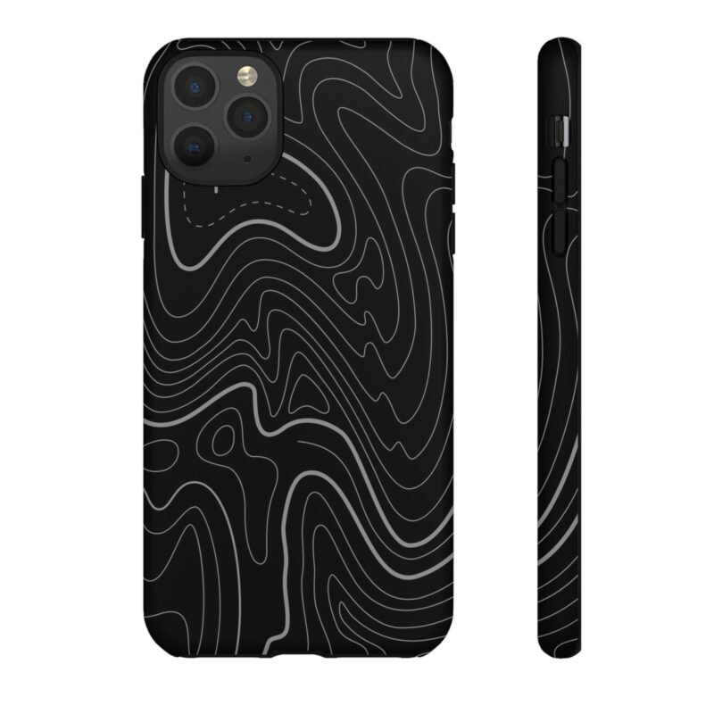 Dark Topo Phone Case