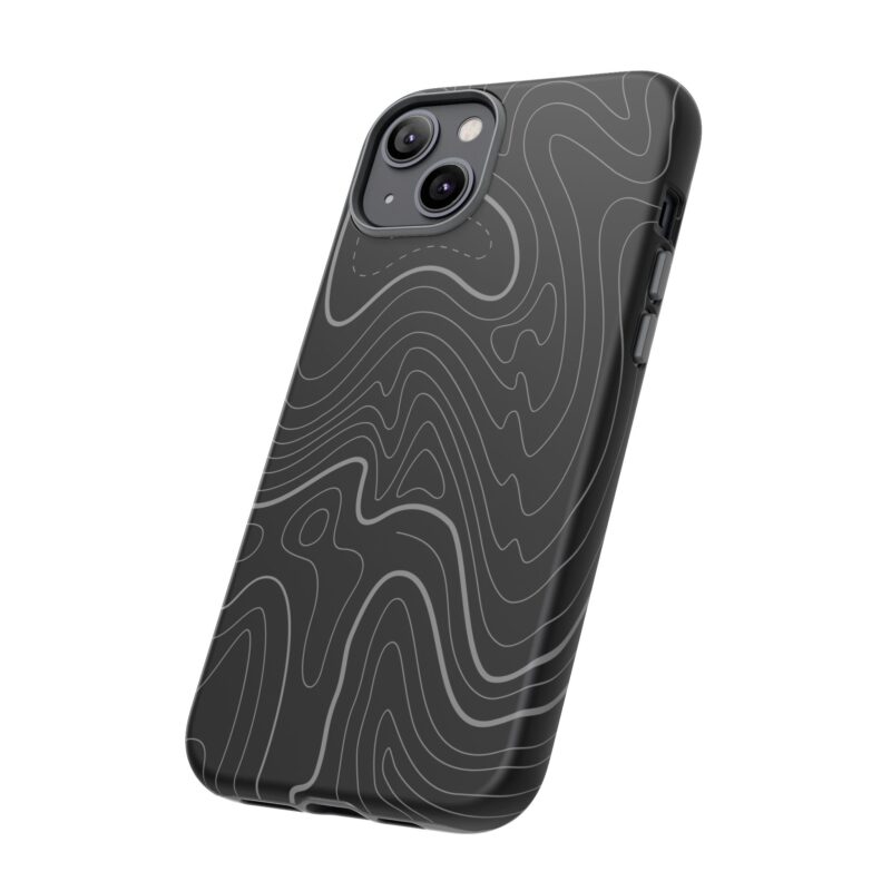 Dark Topo Phone Case