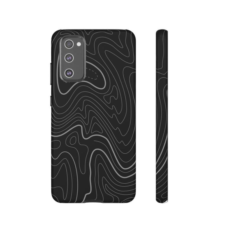 Dark Topo Phone Case