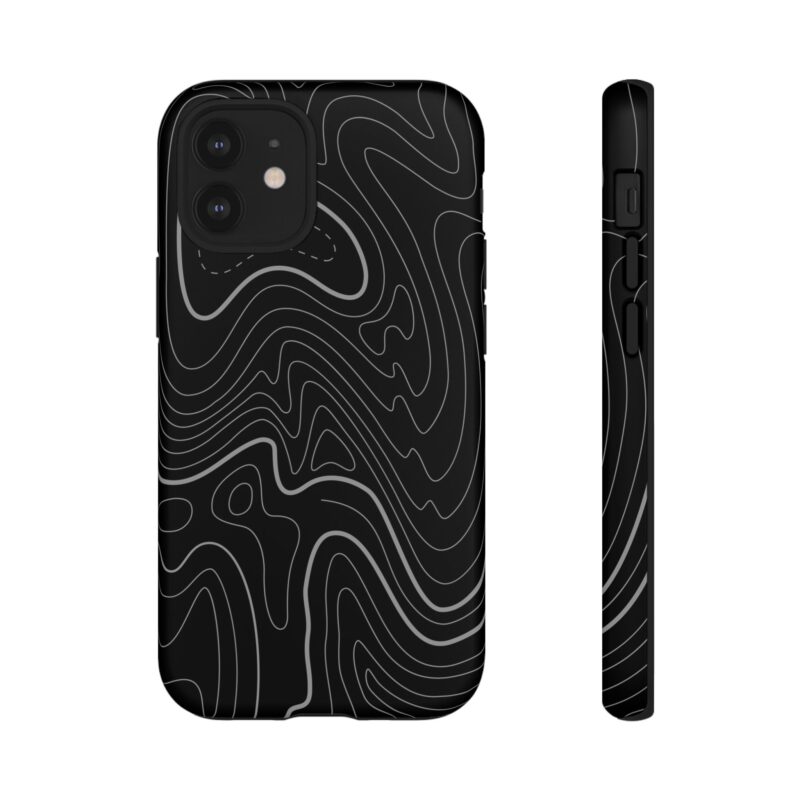Dark Topo Phone Case