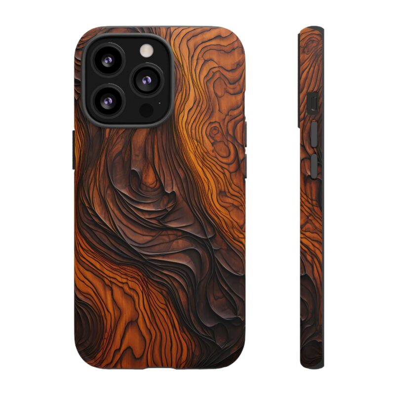 Topo Wood Phone Case