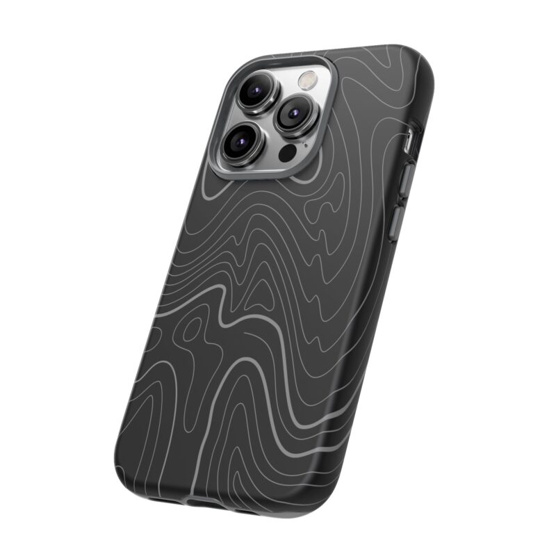 Dark Topo Phone Case