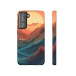 Abstract Mountains Phone Case