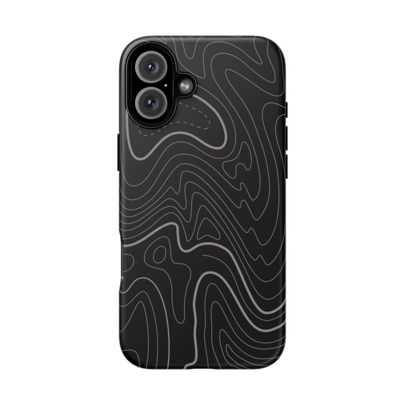Dark Topo Phone Case