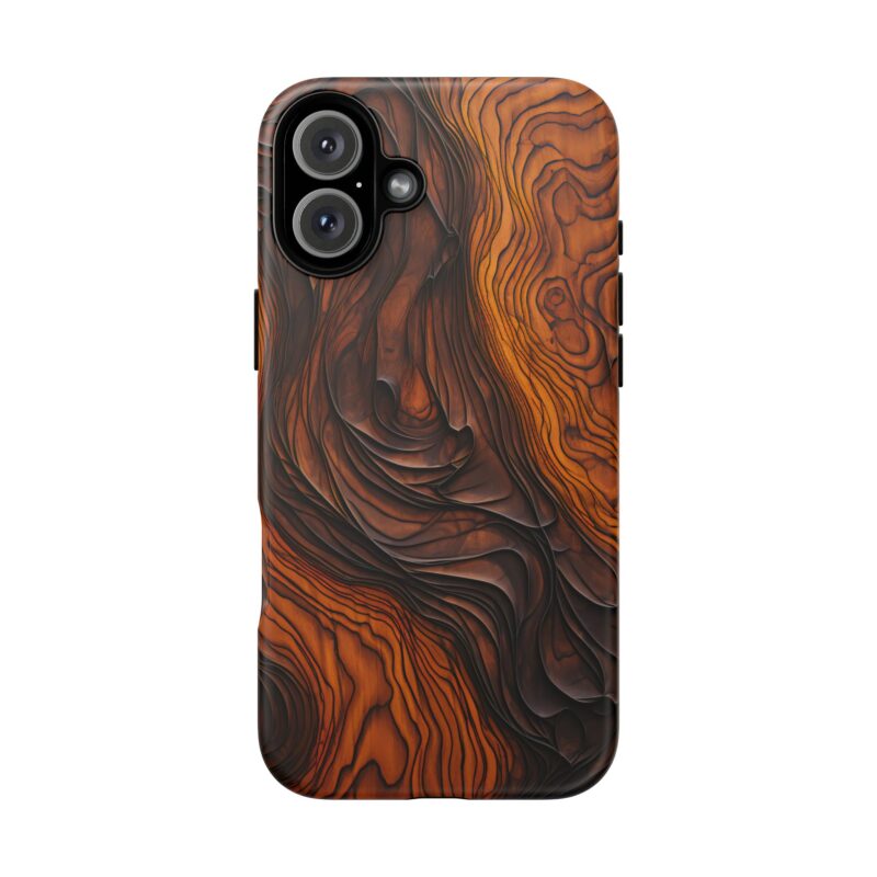 Topo Wood Phone Case