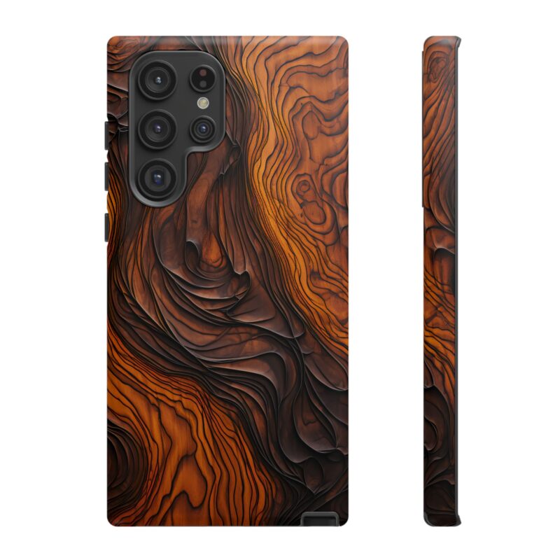 Topo Wood Phone Case