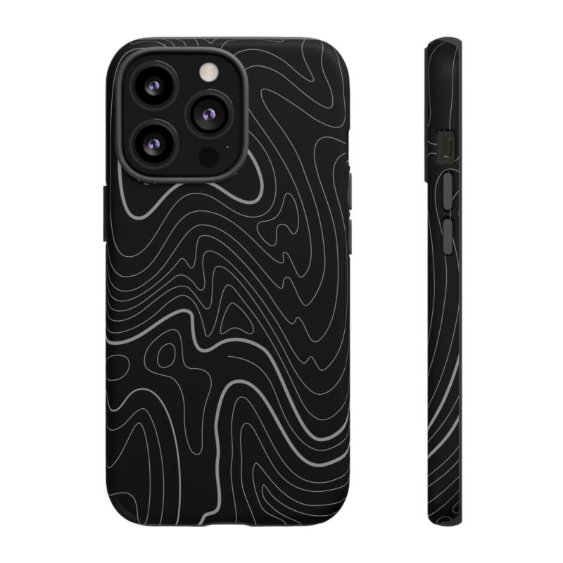 Dark Topo Phone Case