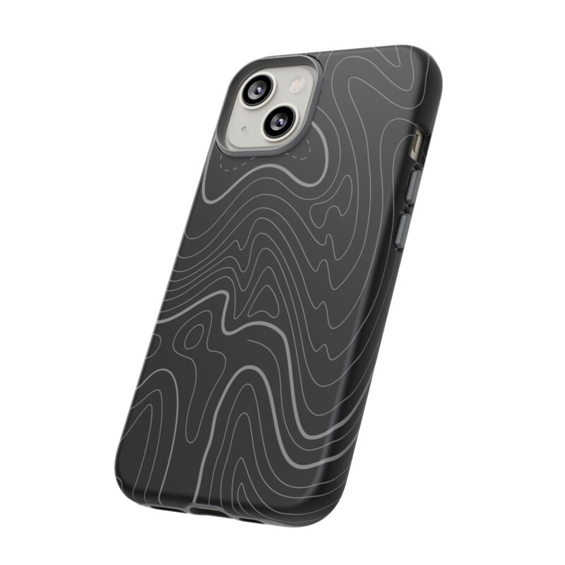 Dark Topo Phone Case