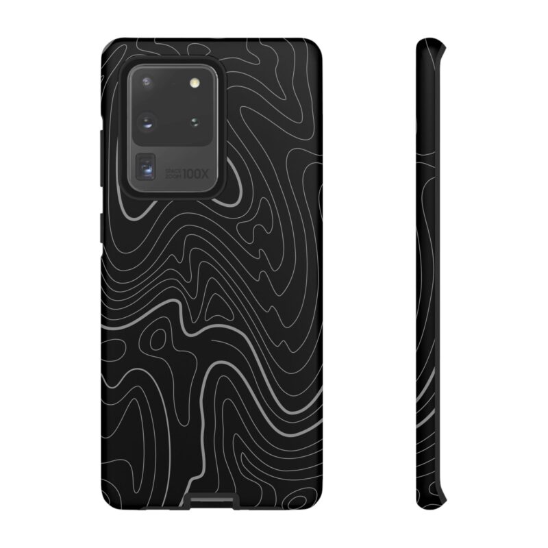 Dark Topo Phone Case