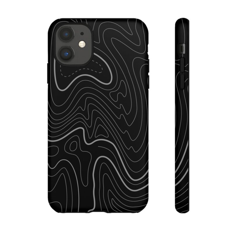 Dark Topo Phone Case