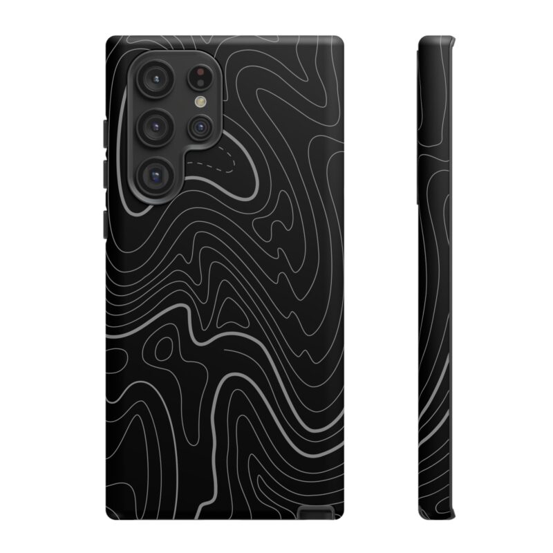 Dark Topo Phone Case