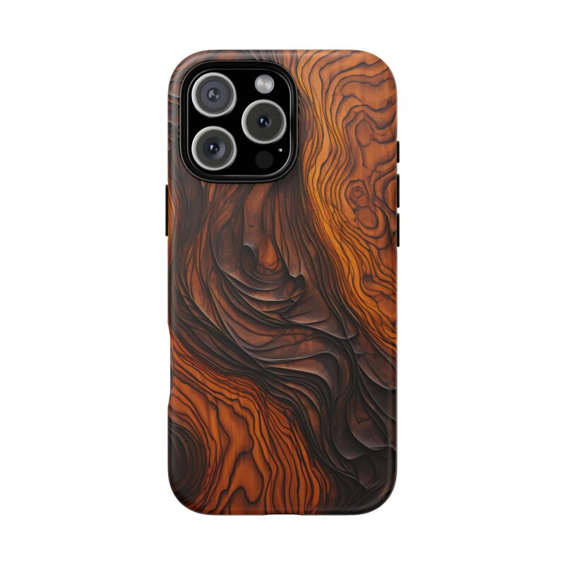Topo Wood Phone Case