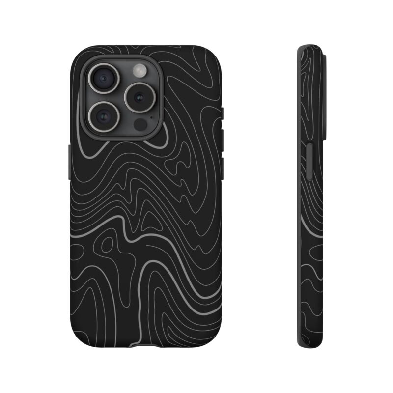 Dark Topo Phone Case
