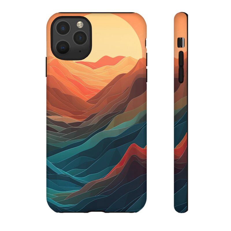 Abstract Mountains Phone Case