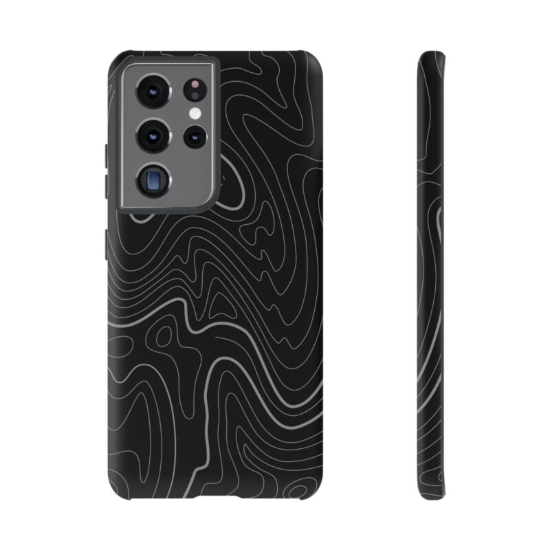 Dark Topo Phone Case