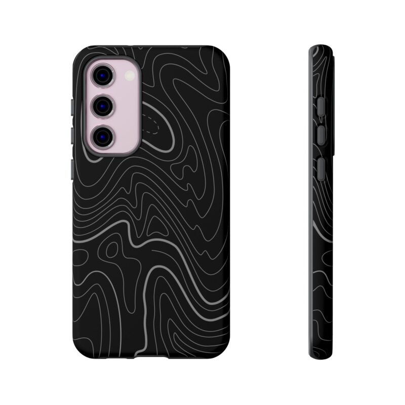 Dark Topo Phone Case