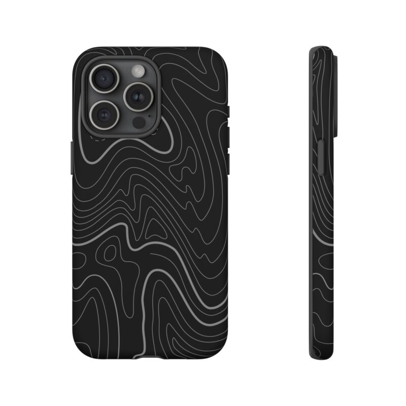 Dark Topo Phone Case