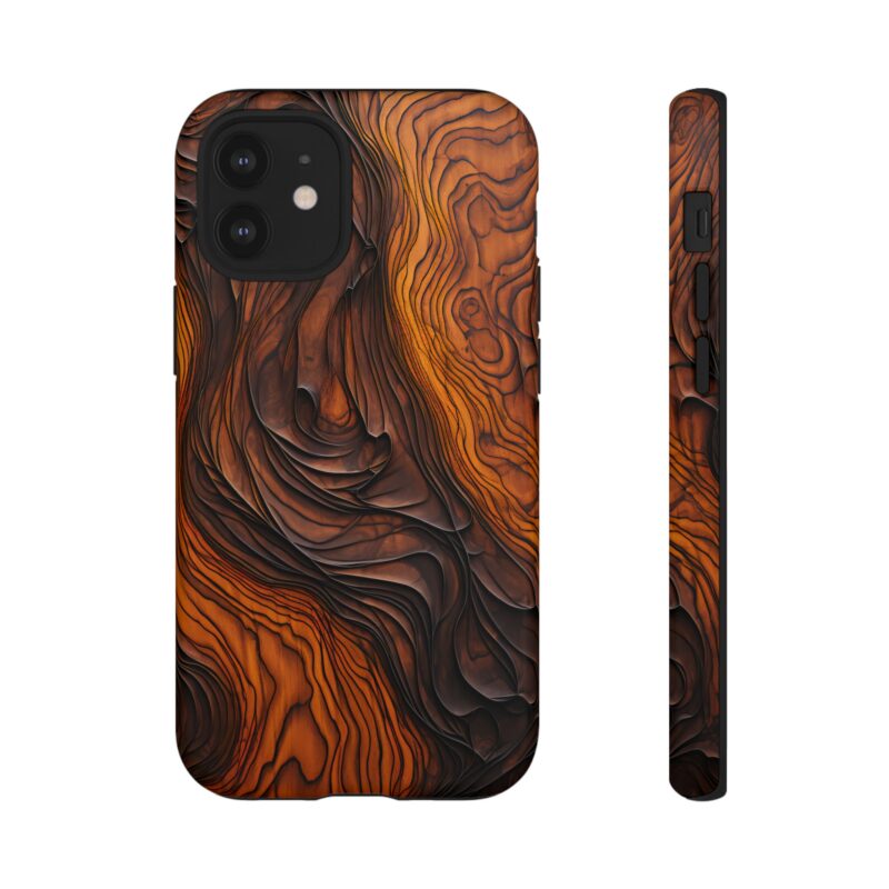 Topo Wood Phone Case