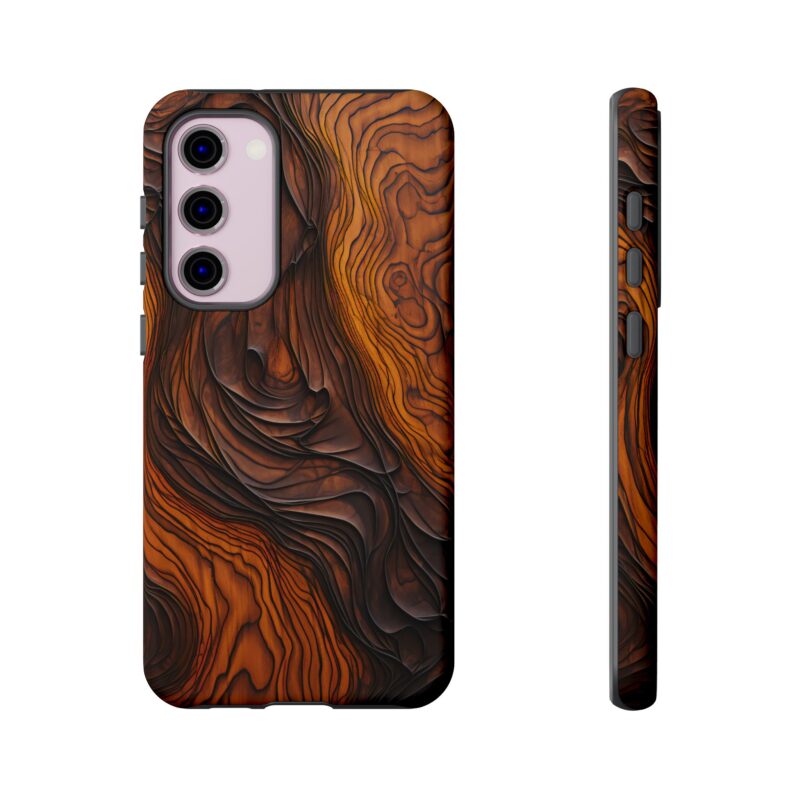 Topo Wood Phone Case