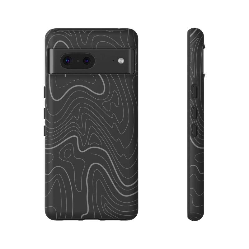 Dark Topo Phone Case