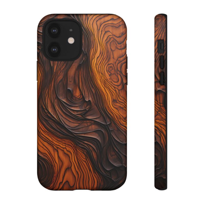 Topo Wood Phone Case