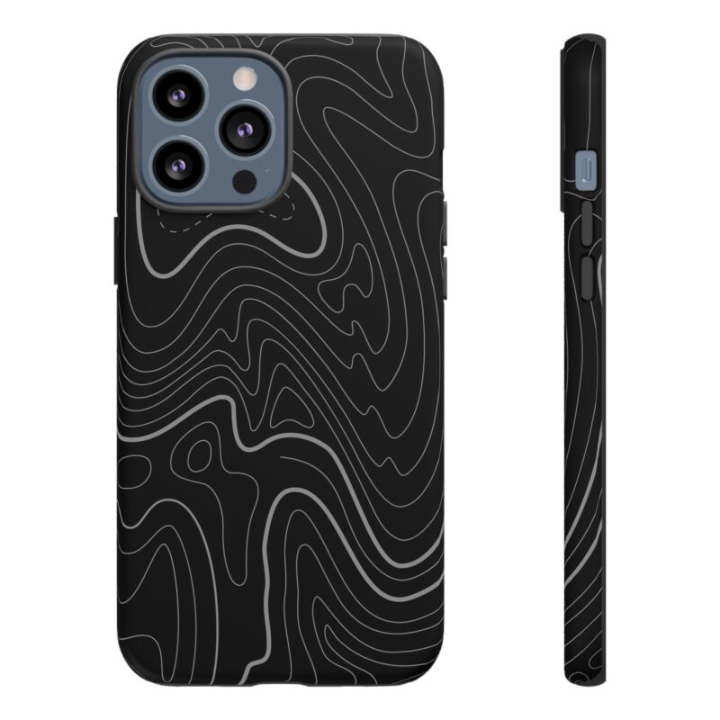 Dark Topo Phone Case