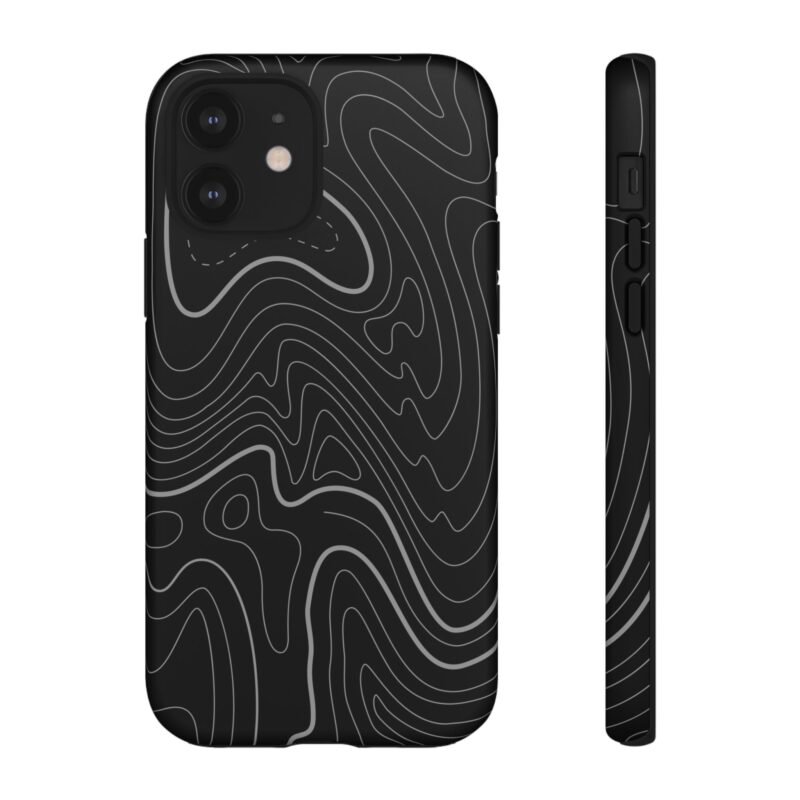Dark Topo Phone Case