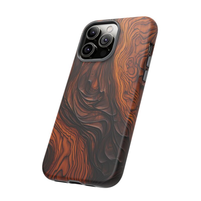 Topo Wood Phone Case