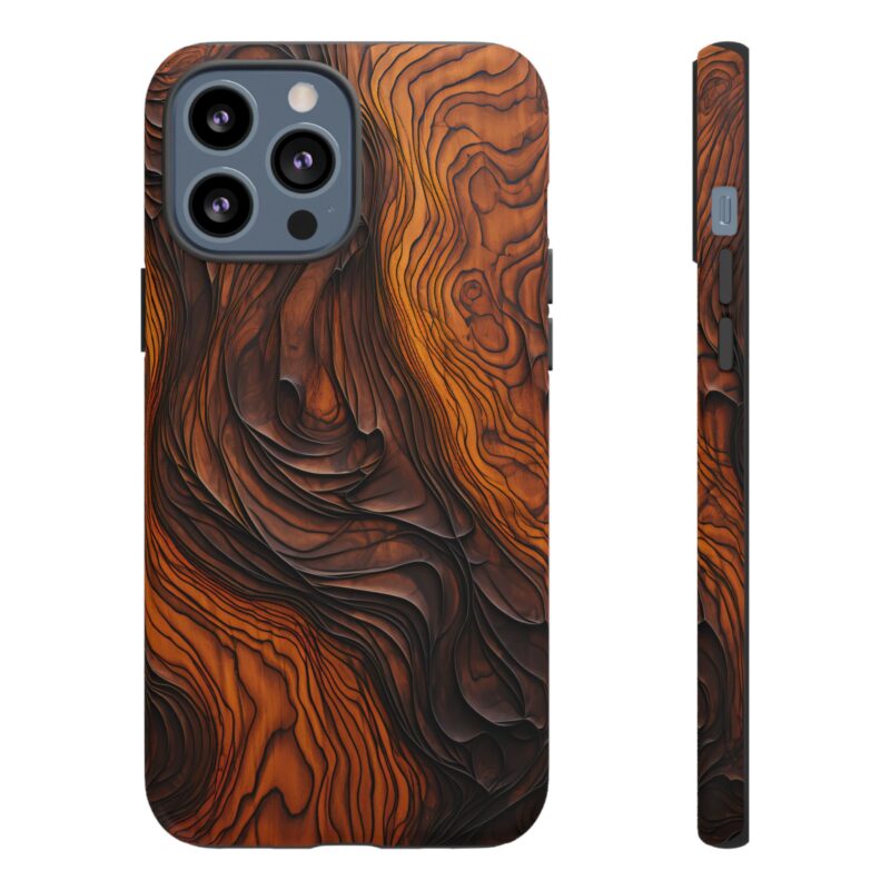 Topo Wood Phone Case