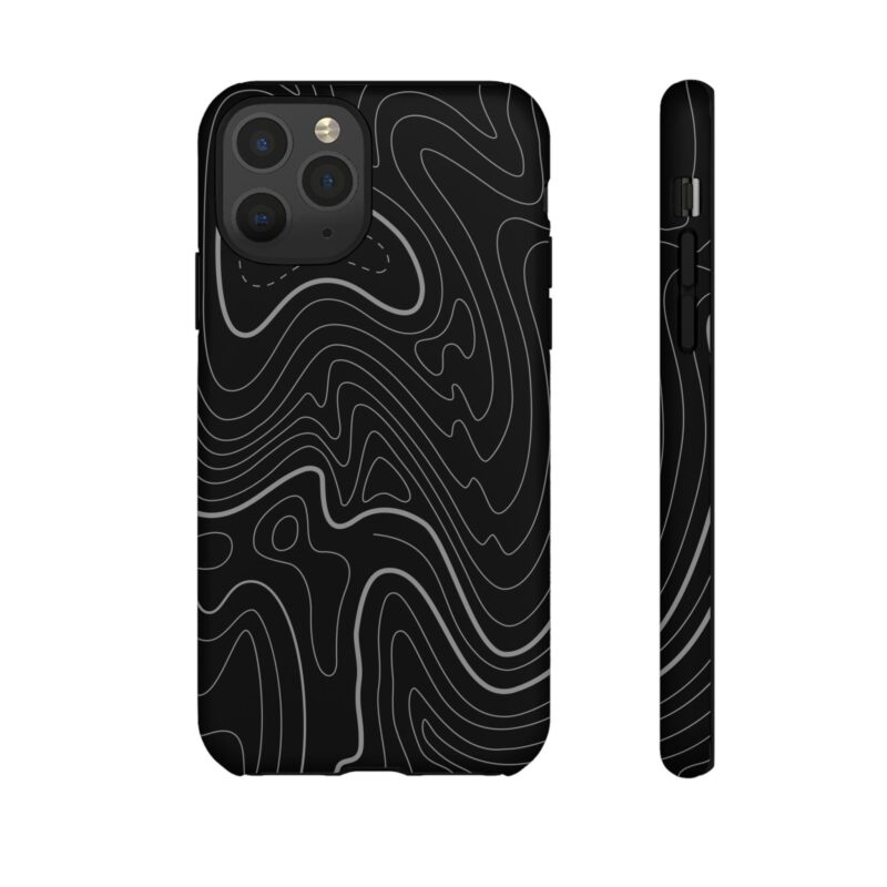 Dark Topo Phone Case