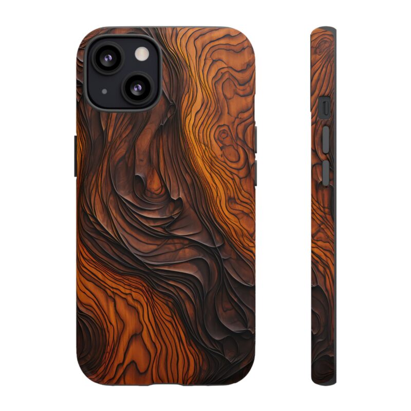 Topo Wood Phone Case