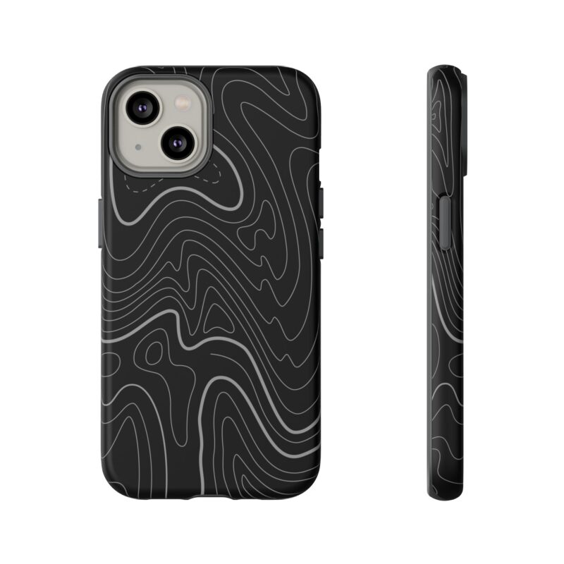 Dark Topo Phone Case