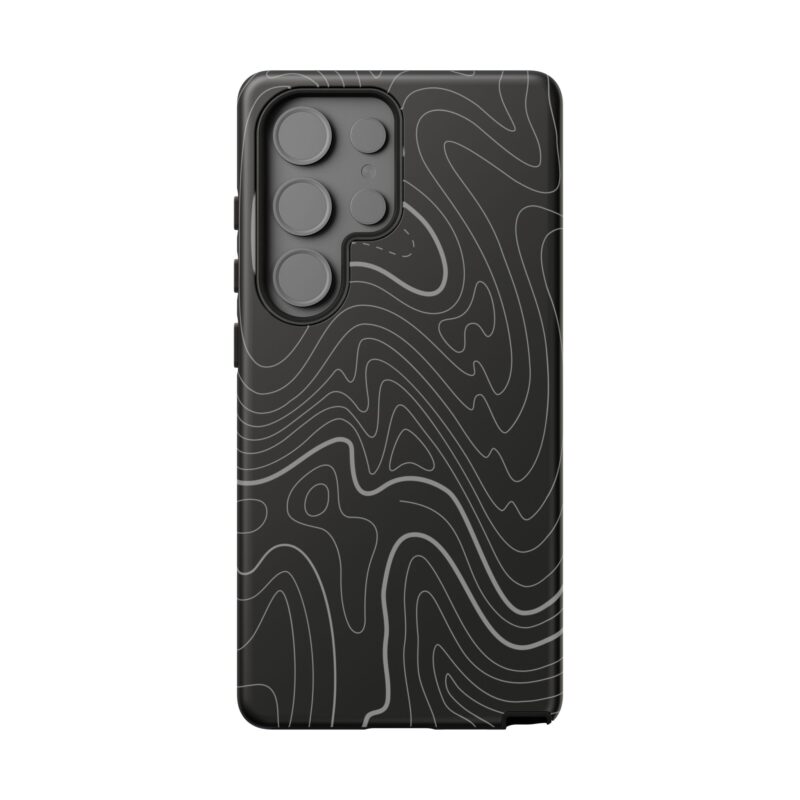 Dark Topo Phone Case