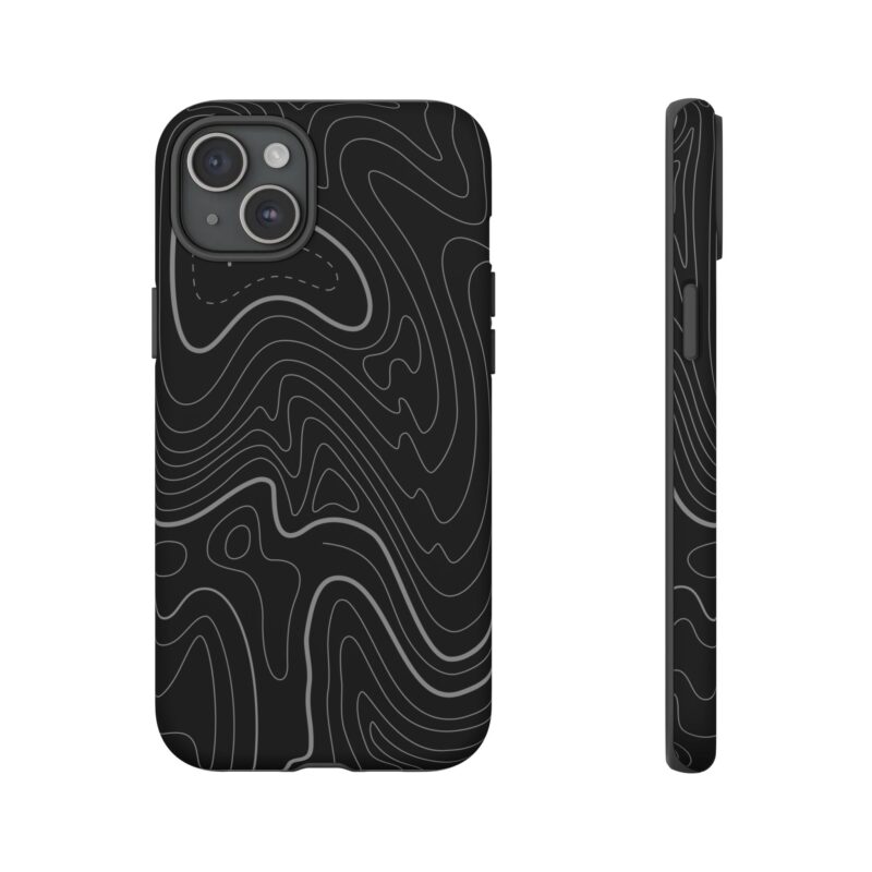 Dark Topo Phone Case