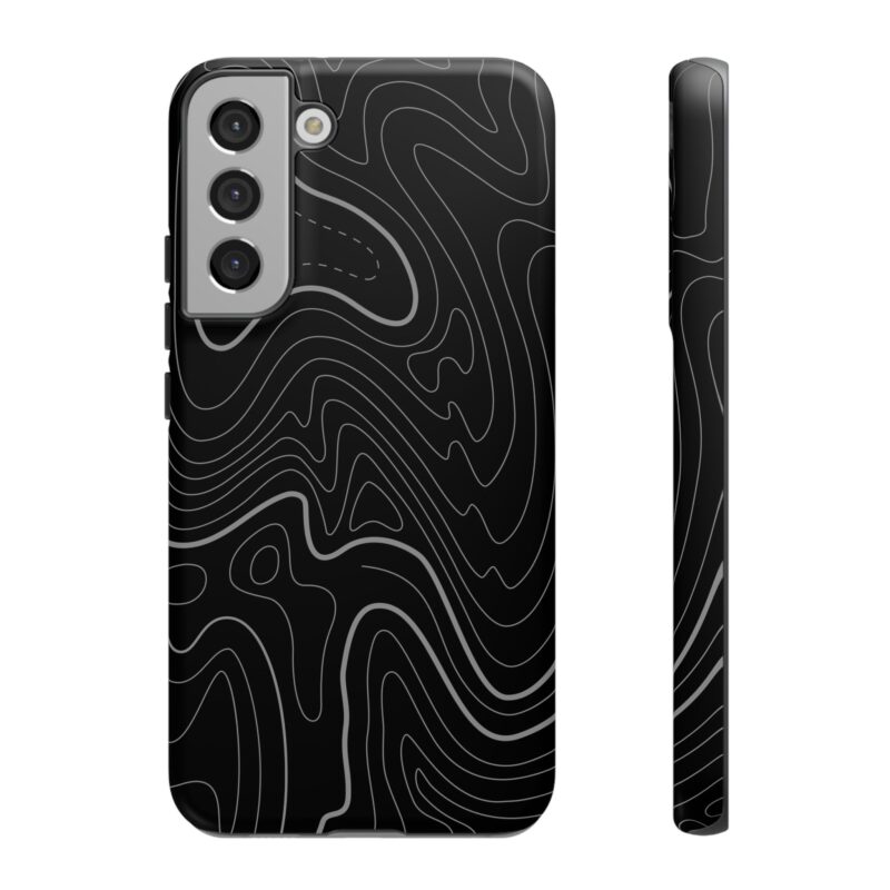 Dark Topo Phone Case