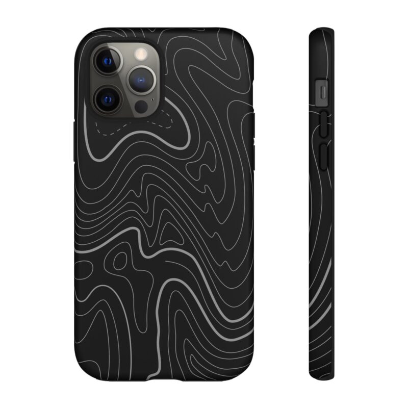 Dark Topo Phone Case