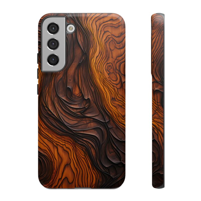 Topo Wood Phone Case