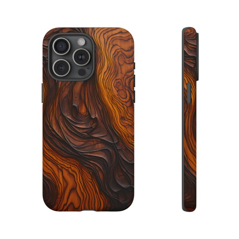 Topo Wood Phone Case