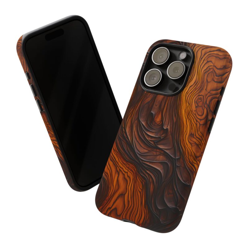 Topo Wood Phone Case