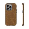 Brown Firebrush Topo Phone Case