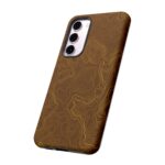 Brown Firebrush Topo Phone Case