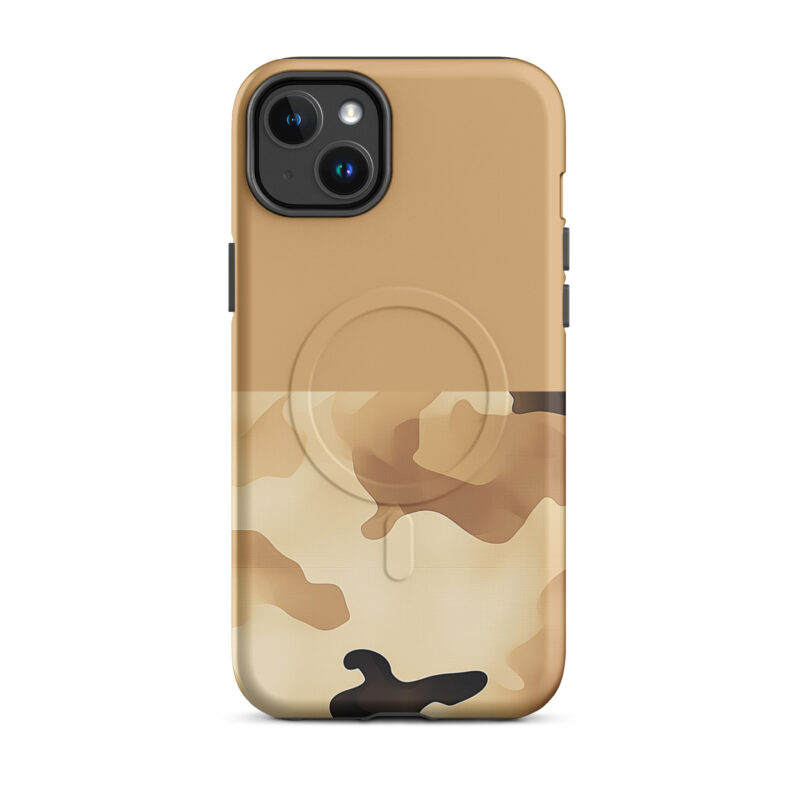 Desert Camo Half & Half Magsafe Phone Case For Iphone