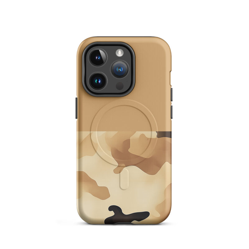 Desert Camo Half & Half Magsafe Phone Case For Iphone