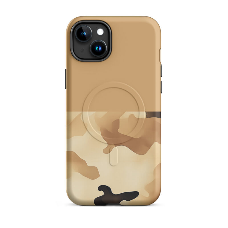 Desert Camo Half & Half Magsafe Phone Case For Iphone