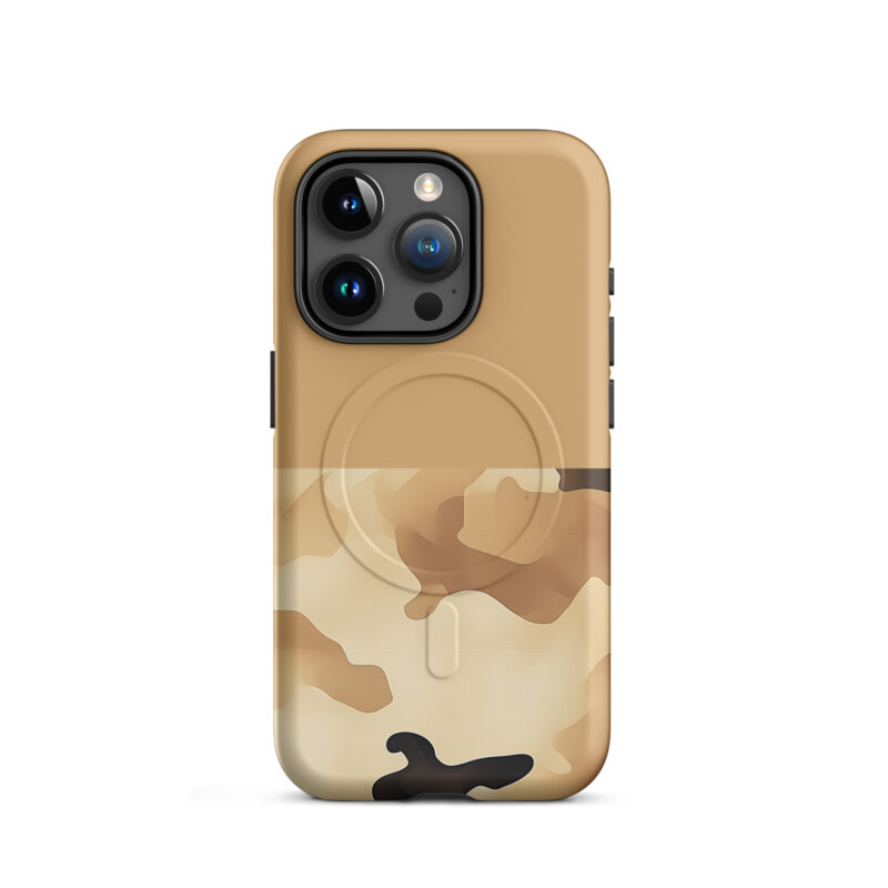 Desert Camo Half & Half Magsafe Phone Case For Iphone