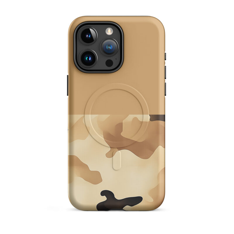 Desert Camo Half & Half Magsafe Phone Case For Iphone