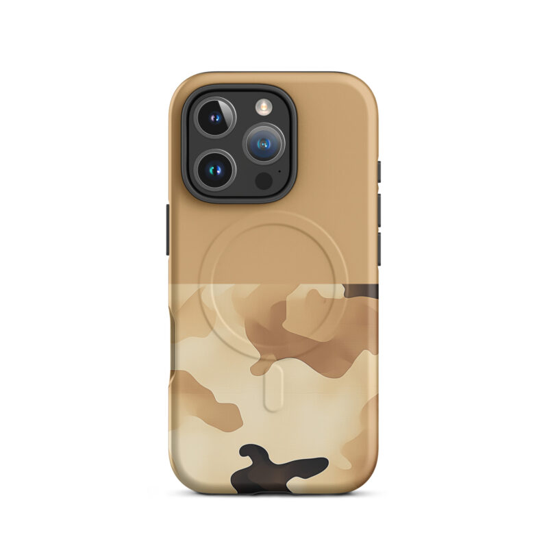 Desert Camo Half & Half Magsafe Phone Case For Iphone